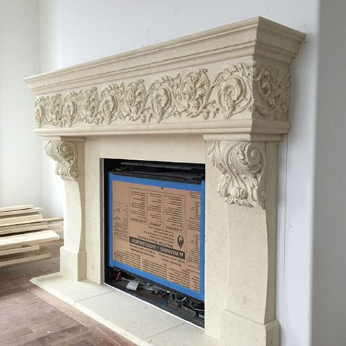 The Dola Cast Stone Fireplace Surround preview 1